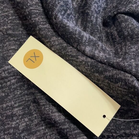 Tacera Gray Grommet Neckline Shift Dress Sz XL - Picture 10 of 13